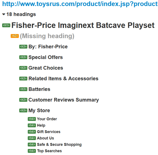 Web Developer Headings Outline Web Developer Headings Outline