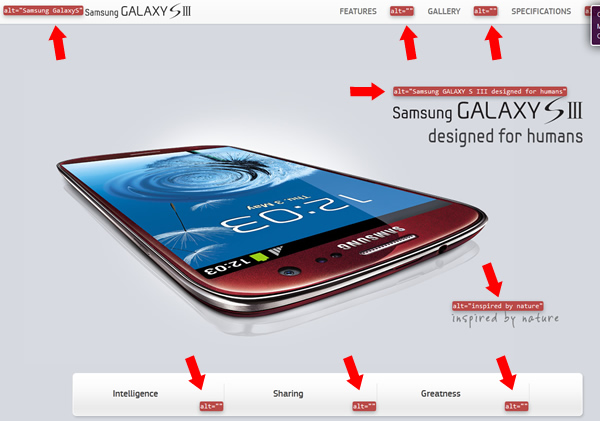 Web Developer Display Alt Attributes