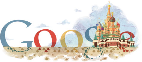 Google Logo St Basils Cathedral 450th Anniversary