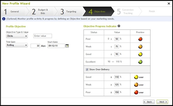 Kenshoot dashboard