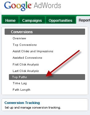 Google AdWords Top Paths