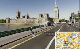 Google Street View on Westminster Bridge