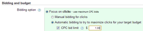 AdWords Automatic Bidding