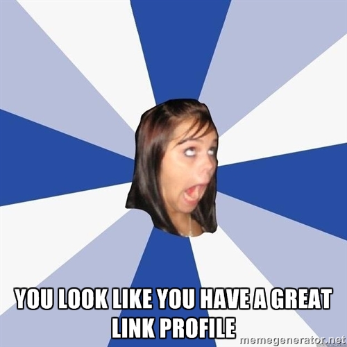 You Look Like You Have a Great Link Profile You Look Like You Have a Great Link Profile