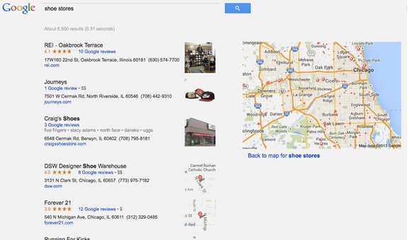 google-go-to-list-of-top-results-shoe-stores