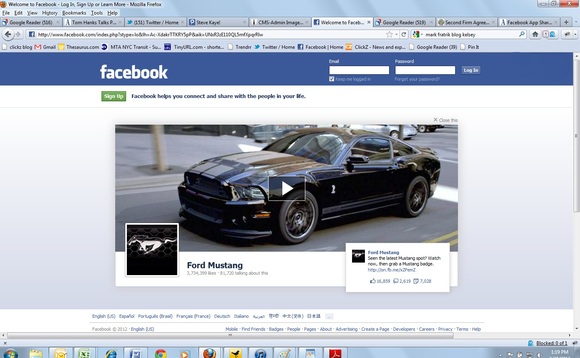 ford-mustang-facebook-logout