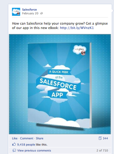Salesforce App Ebook Facebook Ad