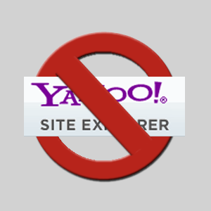 Yahoo Site Explorer Shutting Down