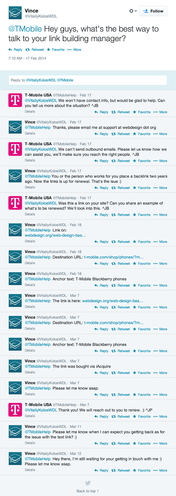 Trying to Renew Paid Links via Twitter Trying to Renew Paid Links via Twitter