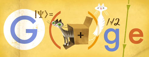 Erwin Schrodinger Google Doodle