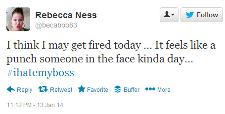 Rebecca Ness tweet