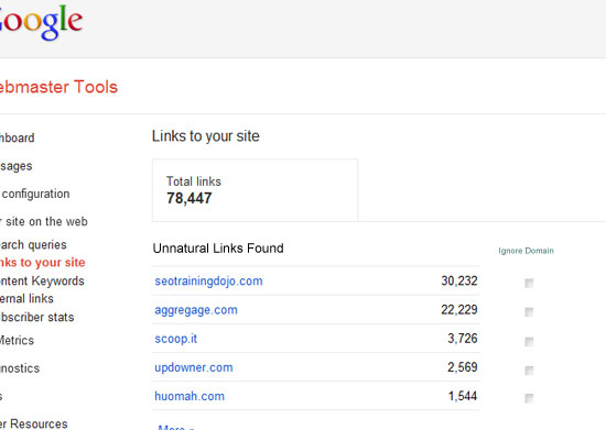 Possible unnatural link interface Possible unnatural link interface