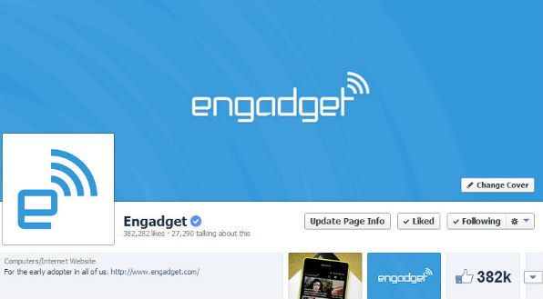 Engadget Facebook Cover Photo