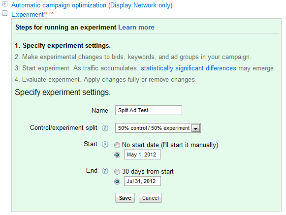 adwords-campaign-experiments