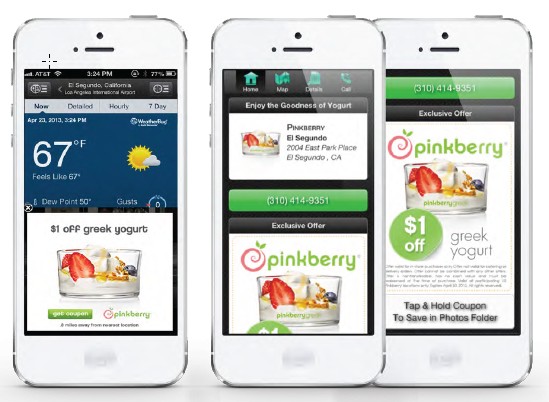 Pinkberry mobile ad campaign