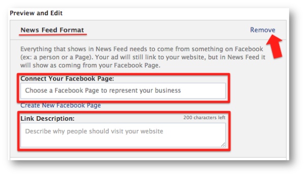 Facebook Ad Builder News Feed Ad Unit