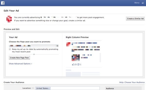 Facebook News Feed Ad No URL Facebook News Feed Ad No URL