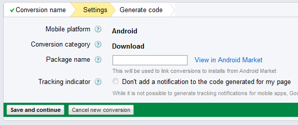 adwords-settings-generate-code-android-download