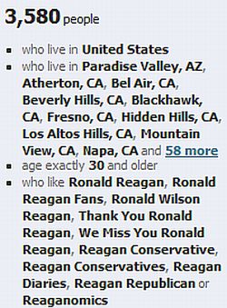 Facebook Wealthy Geo + Reagan