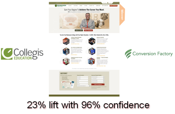 Homepage Conversion Lift Homepage Conversion Lift