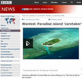 Wanted Paradise Island Caretaker Wanted Paradise Island Caretaker