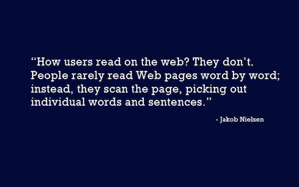 Jakob Nielsen Quote