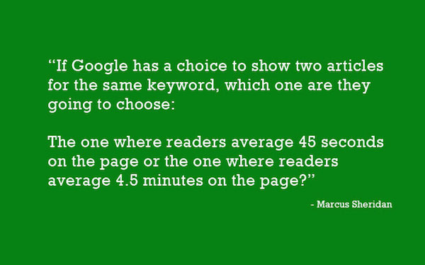 Marcus Sheridan quote Marcus Sheridan quote