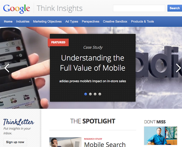 google-think-insights-website