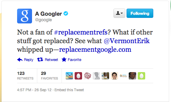 google-replacements-tweet