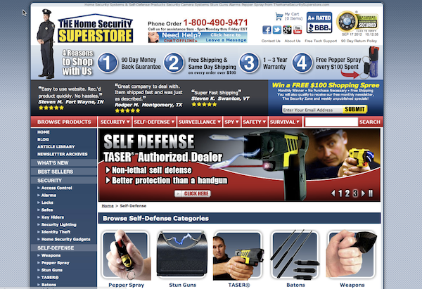 home-security-super-store-landing-page