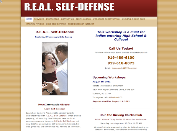 real-self-defense-landing-page