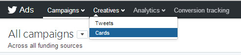 Twitter Ads Creatives Cards