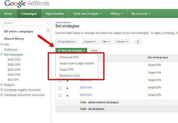 google-adwords-new-bid-strategy google-adwords-new-bid-strategy