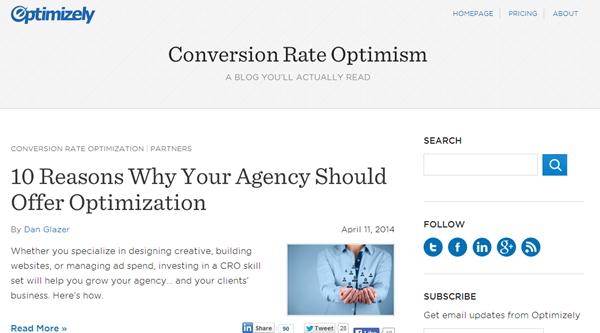 Optimizely Conversion Rate Optimism