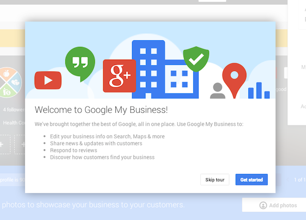 Welcome to Google My Business Welcome to Google My Business