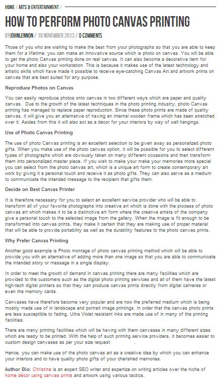 How to perform photo canvas printing How to perform photo canvas printing