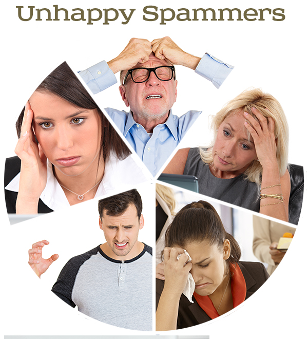 Unhappy Spammers Unhappy Spammers