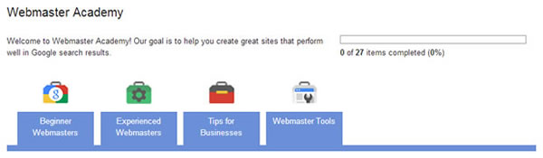 Google Webmaster Academy