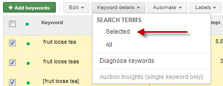 adwords-search-terms-selected