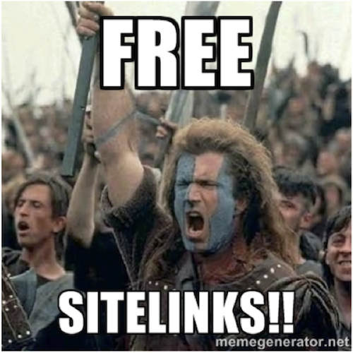 Free Sitelinks