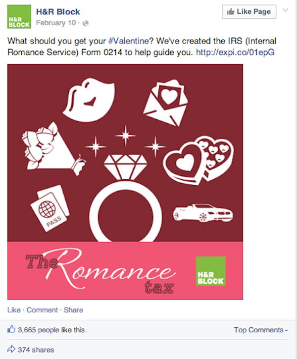 HR Block Facebook Post HR Block Facebook Post