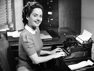 girl-on-typewriter