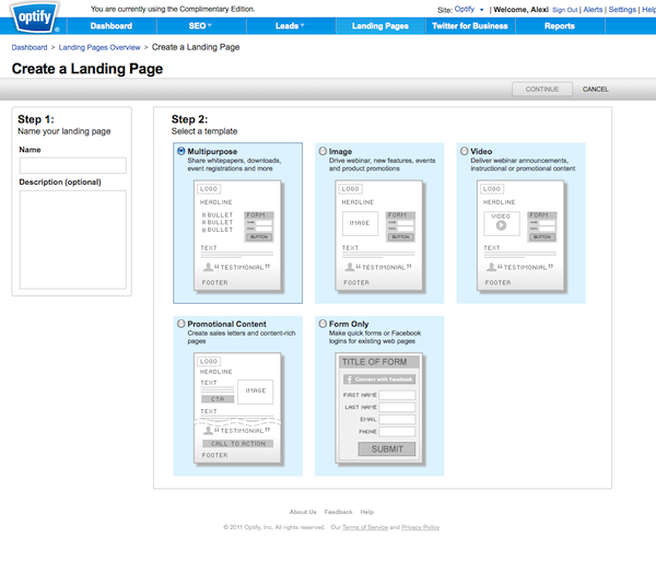 optify-create-a-landing-page