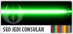 SEO Wars: Jedi Consular - Green Lightsaber Badge