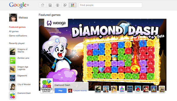 Google Plus Games Launches