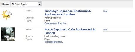 Facebook search japanese restaurant london.JPG