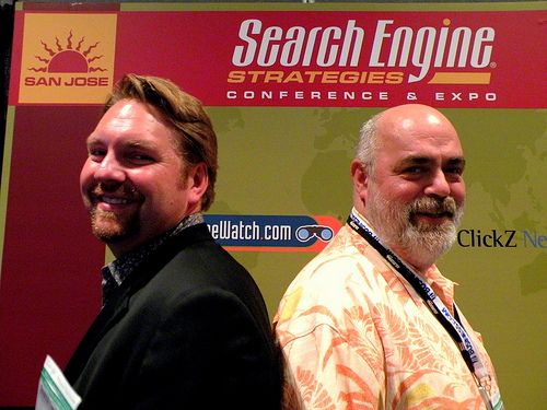 Lee Odden and Greg Jarboe at SES San Jose 2008 serious.jpg