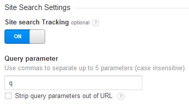 Site Search Settings Set Up