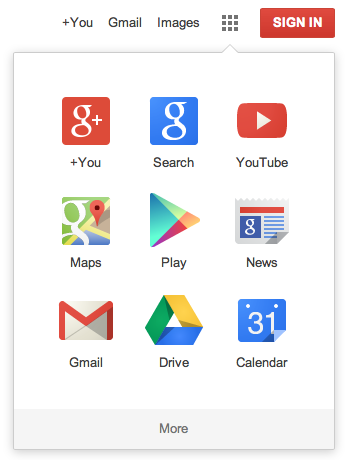 Google Bar New Grid