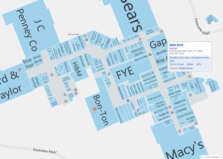 Tysons Galleria Directory & Map